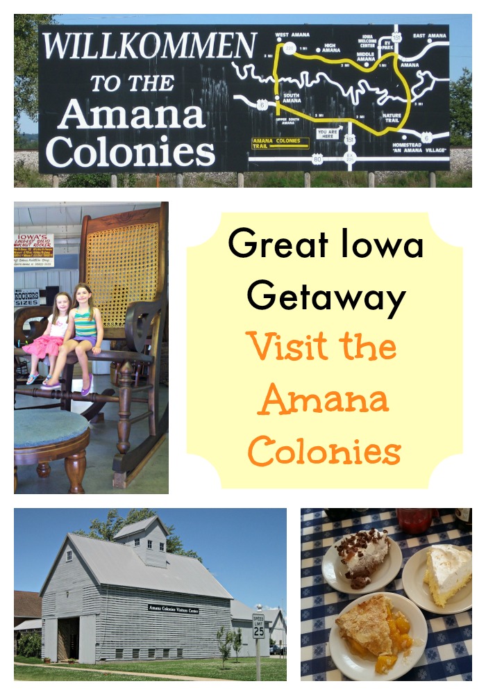 Iowa travel. Visit the Amana Colonies