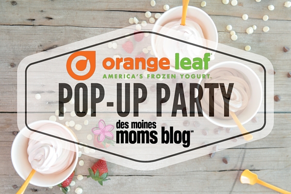 Orange Leaf Frozen Yogurt POP-UP PARTY