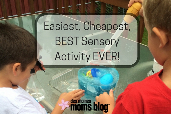 Best Sensory Activity Ever: Ice Excavation! | Des Moines Moms Blog