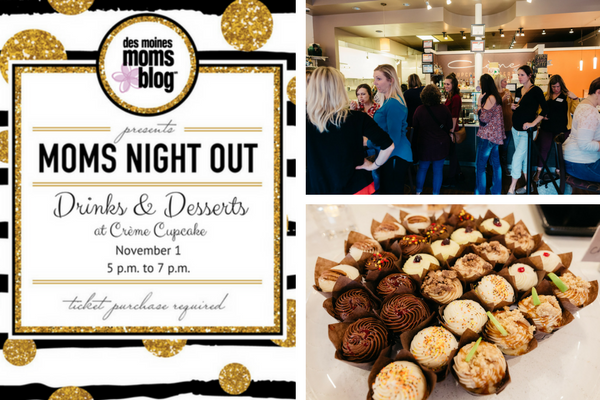 Moms Night Out Drinks and Dessert recap