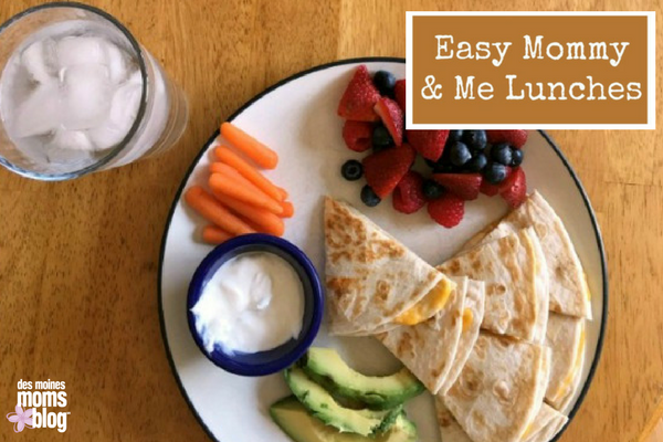 easy ideas for mommy and me lunches
