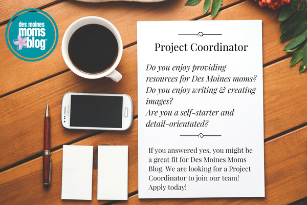 we're hiring project coordinator
