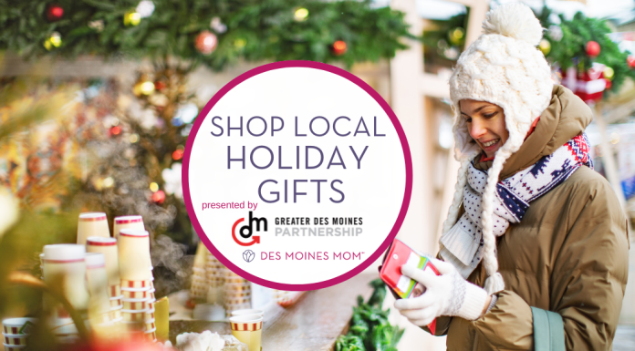 local holiday gifts in des moines