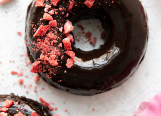 flourless chocolate donut Valentines Day