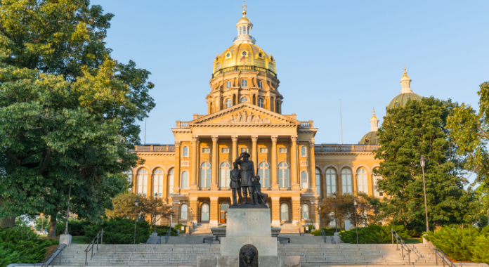 Iowa State Capitol tour in Des Moines