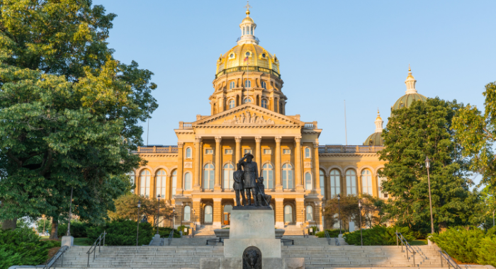 Iowa State Capitol tour in Des Moines